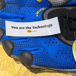 Vibram V- Run Blue and Gray FiveFingers Barefoot Footwear